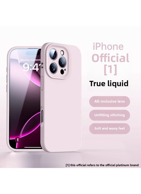 Premium For Apple Phone Case Liquid Silicone All-inclusive Lens Simple Protective Case Multiple Models Available