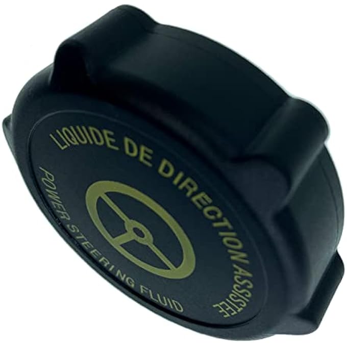 rayihni Power Steering Oil Fluid Reservoir Tank Cap Cover For Ford Focus Fiesta Fusion Ka Mondeo Escort CMax Galaxy Transit Tourneo  Land Rover LR2 Power Steering Pump Cap Replace 97BG3A006BA LR000758 - Image 3
