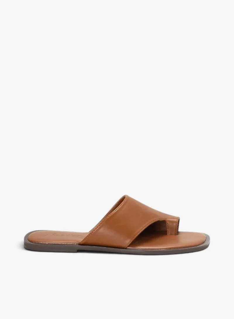 Bata Minimal Strap Slide Sandals