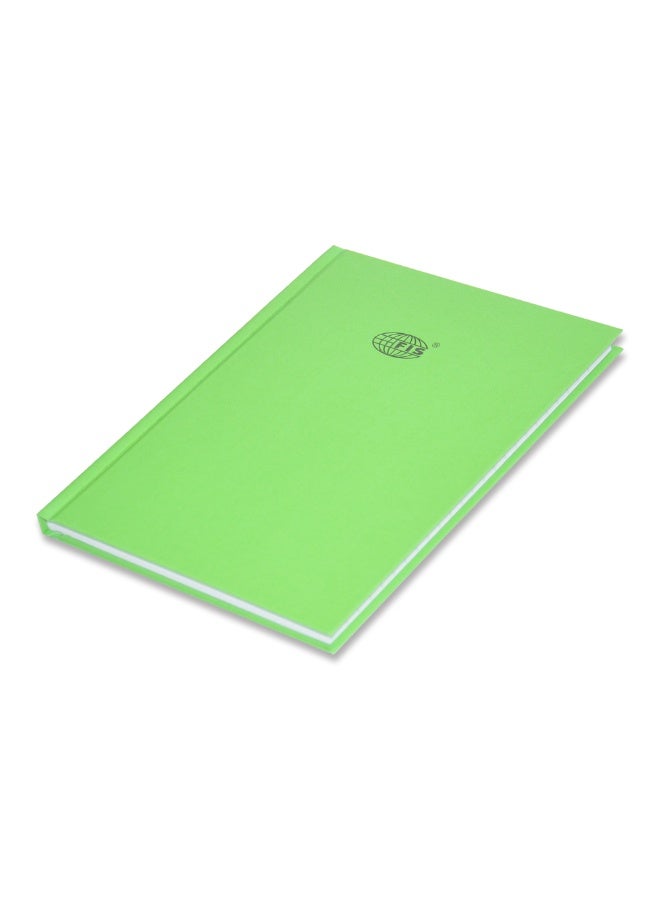 FIS Neon Hard Cover Notebook, A5 Size(14.8x21cm), Single Line Ruling, 100 Sheets, Color Parrot, Pack of 5 Pieces-FSNBA5N230  - Image 3