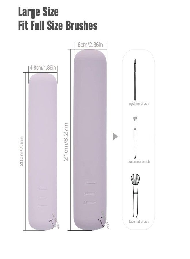 جولدن بيرد حامل فرش مكياج على شكل طائر ذهبي - علبة صغيرة من السيليكون لفرش المكياج، حاوية أنيقة لفرش كريم الأساس للسفر (الفرش غير متضمنة) (لون خوخي) - Image 2