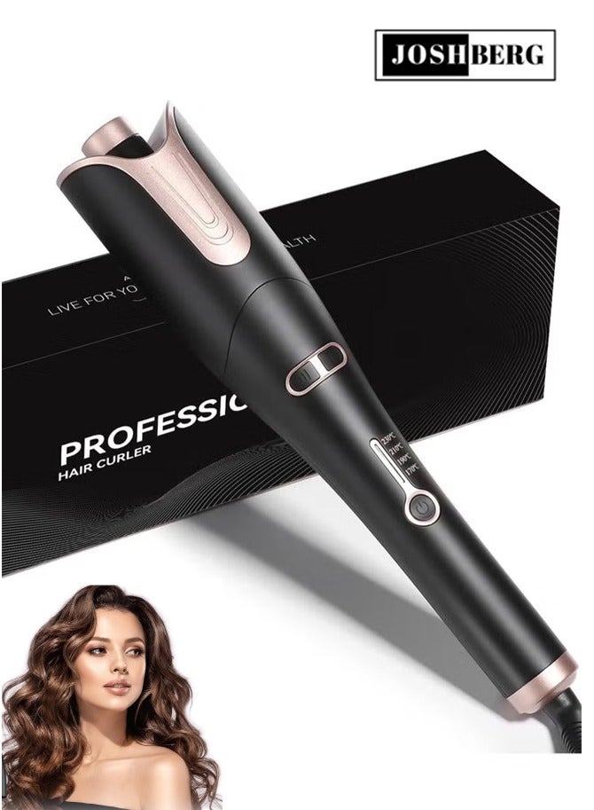 Joshberg Automatic Curling Iron,Hair Curler,Curling Iron Large Curls,Black - Image 1