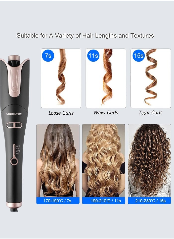 Joshberg Automatic Curling Iron,Hair Curler,Curling Iron Large Curls,Black  - Image 5
