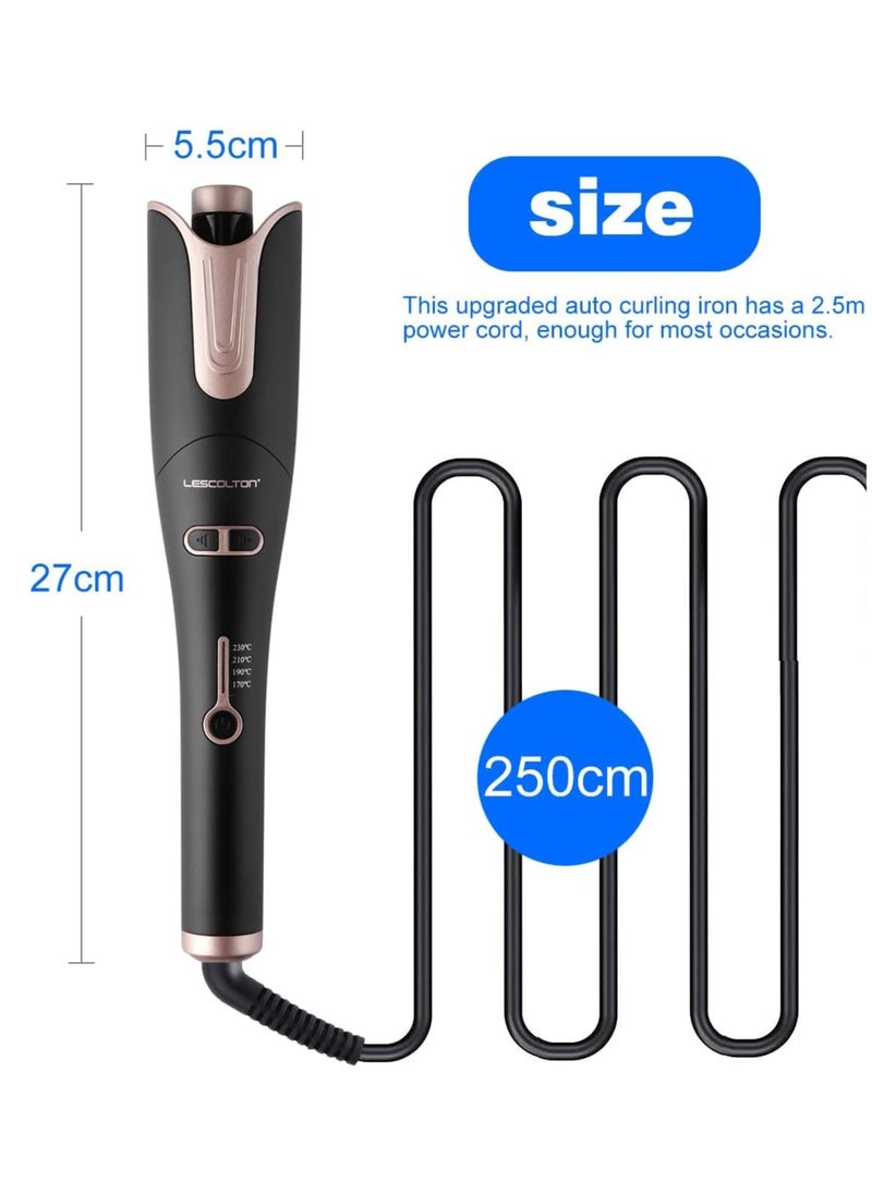 Joshberg - Automatic Curling Iron,Hair Curler,Curling Iron Large Curls,Black - Image 1