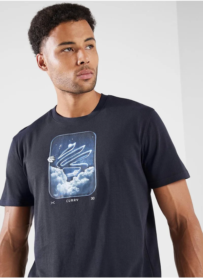 UNDER ARMOUR Curry Heavyweight Graphic T-shirt