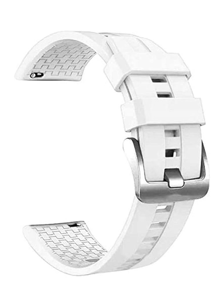 Strap Silicone 20MM For Samsung Galaxy Watch 7/6/5/4 40mm 44mm/Watch 5 Pro 45mm/S2 classic/active 2 40mm 44mm/Amazfi GTS 2/2e/GTS 3/3 Pro/GTS 4/GTS 2 Mini/3 Mini/4 Mini/Bip 3/Bip 3 Pro