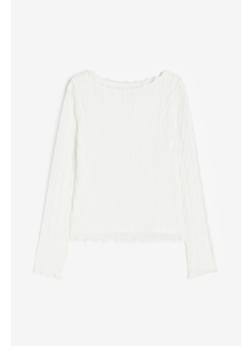 اتش اند ام Overlock-Detail Top