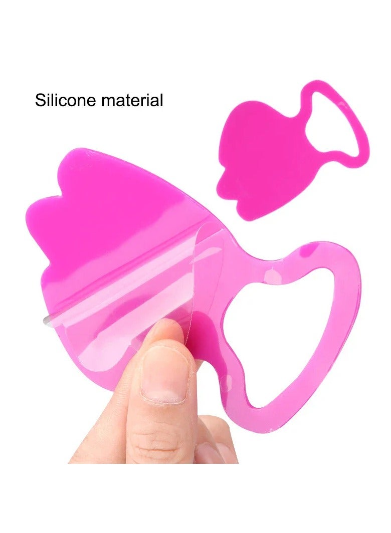 OASIS-TH 2 Pcs Silicone Face Lifting Facial Mask Lift Ear Patches Diminish Fine Rose Fragrance Stretch Soft Lift Prevent Sagging Facial Beauty  - Image 2