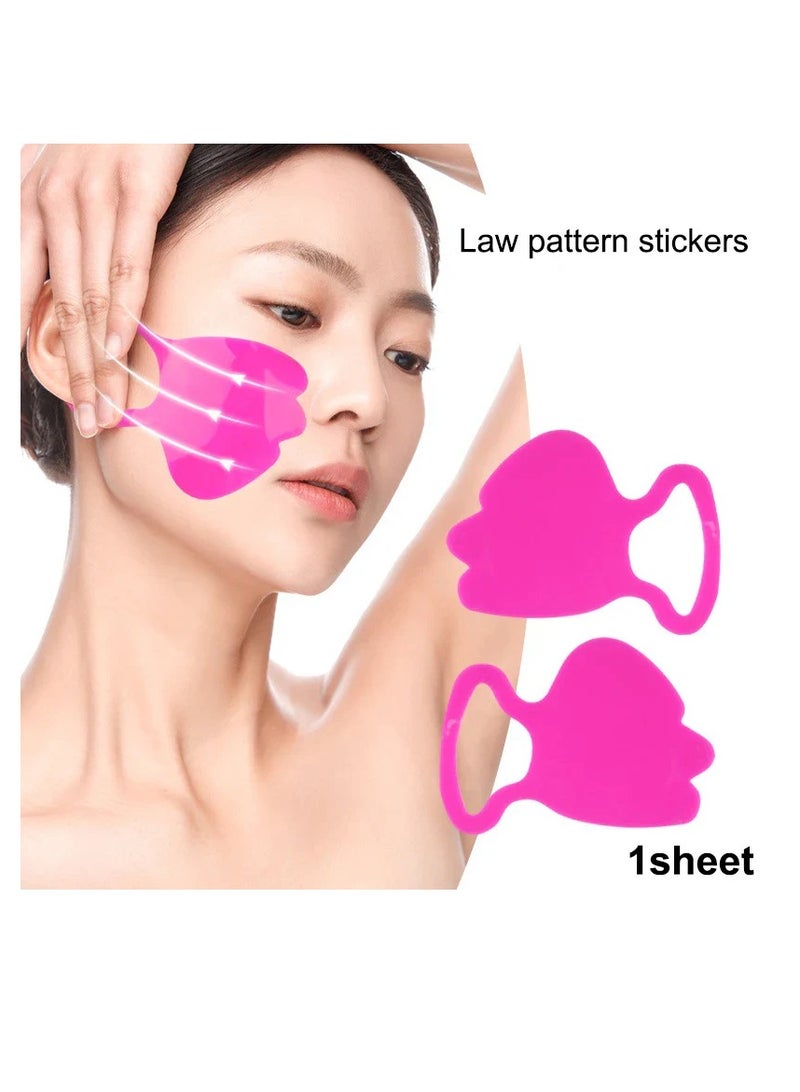 OASIS-TH 2 Pcs Silicone Face Lifting Facial Mask Lift Ear Patches Diminish Fine Rose Fragrance Stretch Soft Lift Prevent Sagging Facial Beauty  - Image 1