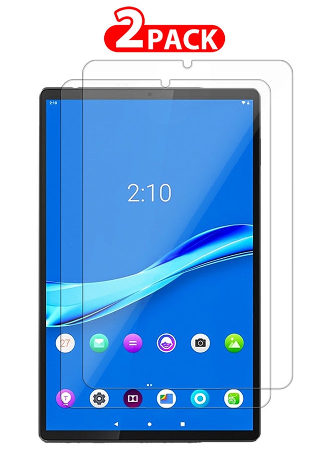 CATANES 2 Packs For Lenovo M10 Plus Tablet Screen Protector Anti-Glare 9H Hardness Tempered Glass Scratch Resistant HD Display Screen Protector - Image 1