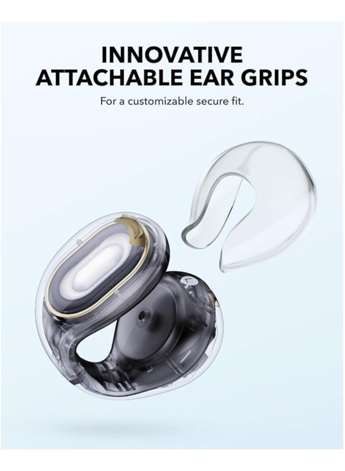 Soundcore C30i by Anker, Open-Ear Earbuds, Clip-On Headphones, Lightweight Comfort, Stable Fit, Firm-Shell Design, Attachable Ear Grips, Big Drivers for Clear Audio, Playtime 10H-30H , IPX4 Water-Resistant Black - Image 3