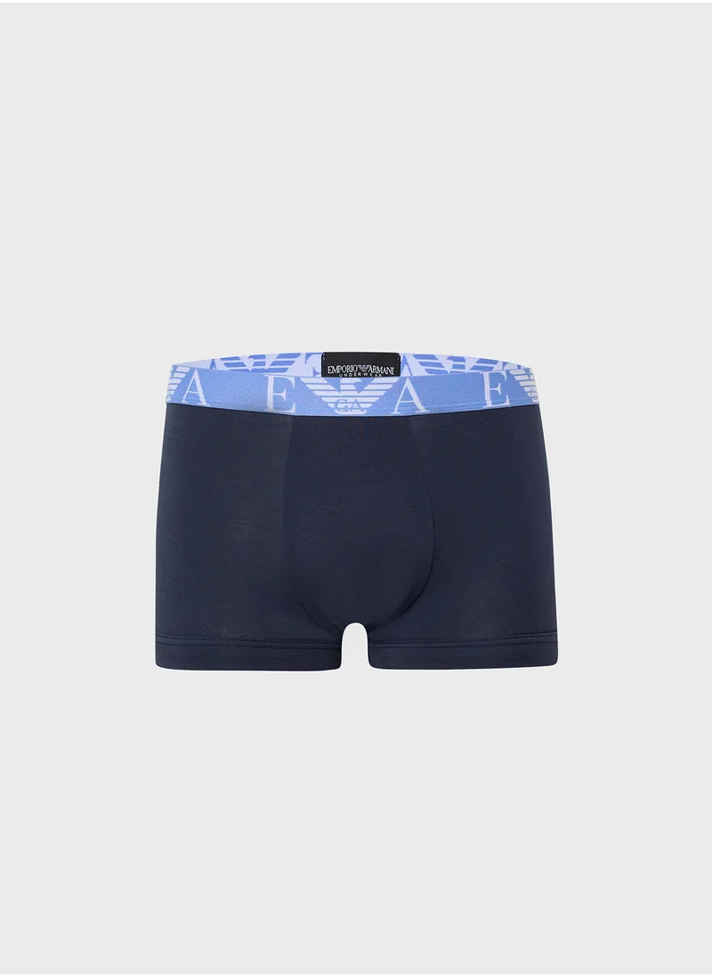EMPORIO ARMANI 3 Pack Logo Band Trunks