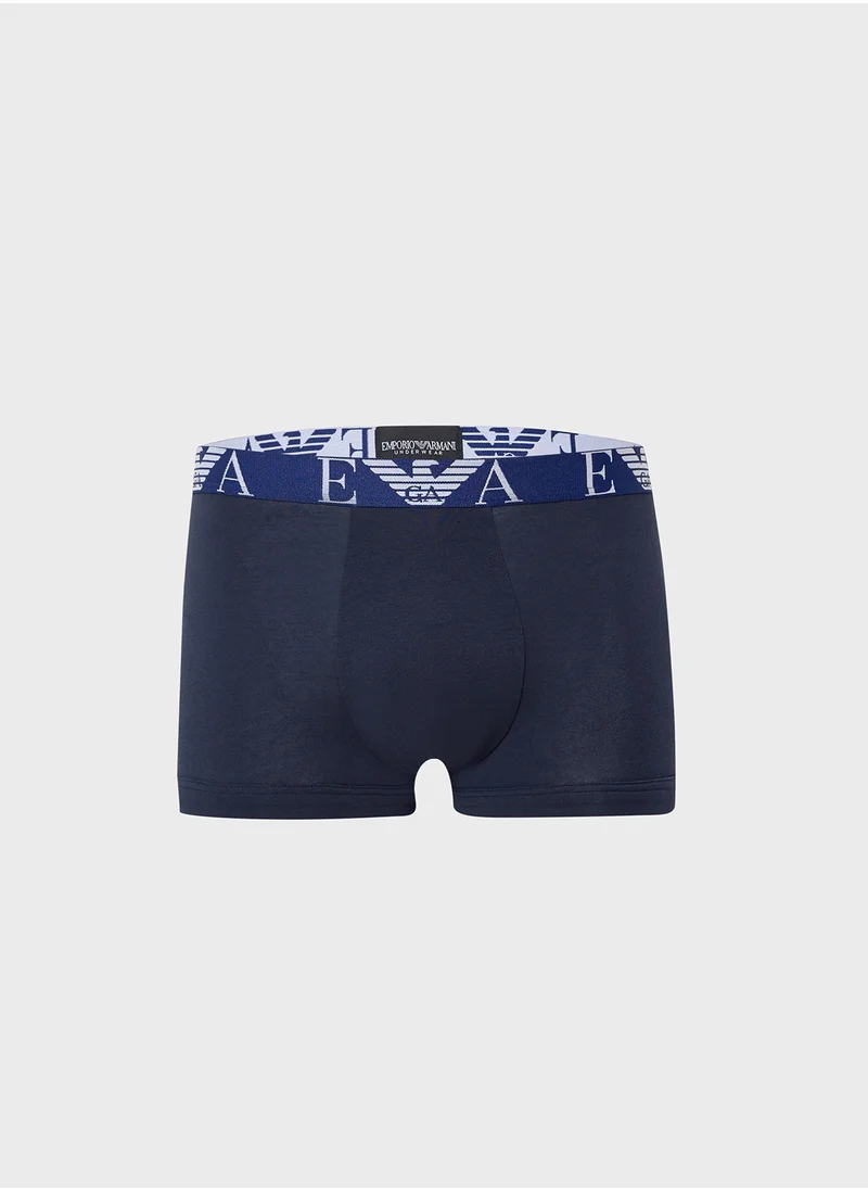 EMPORIO ARMANI 3 Pack Logo Band Trunks