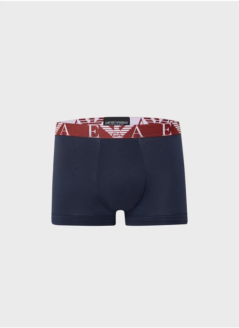 EMPORIO ARMANI 3 Pack Logo Band Trunks