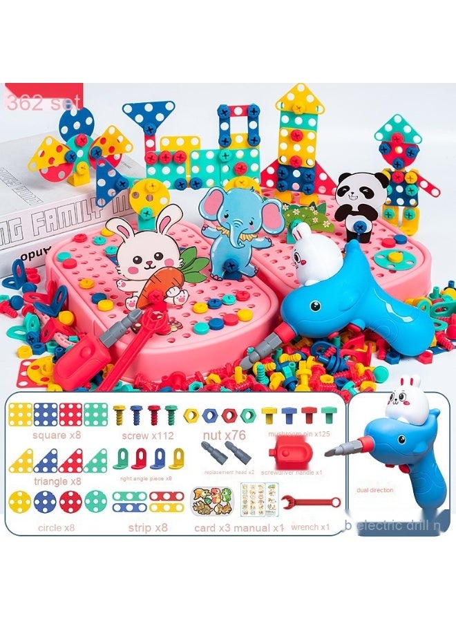 مجموعة أدوات تركيب لعب الأطفال لخيارات لف البراغي للأطفال