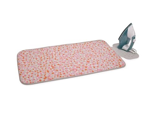 Joseph Joseph Swift Folding Ironing Mat with Silicone Iron Rest Heat and Steam Resistant NonSlip Ironing Pad Compact Storage 354 x 185 in Peach Blossom - Image 1