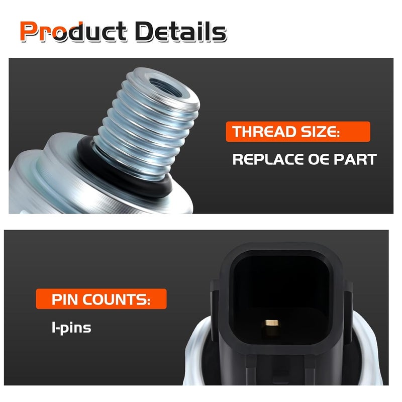ISINFLASH 2PCS Transmission Pressure Switches for Honda and Acura - Image 4