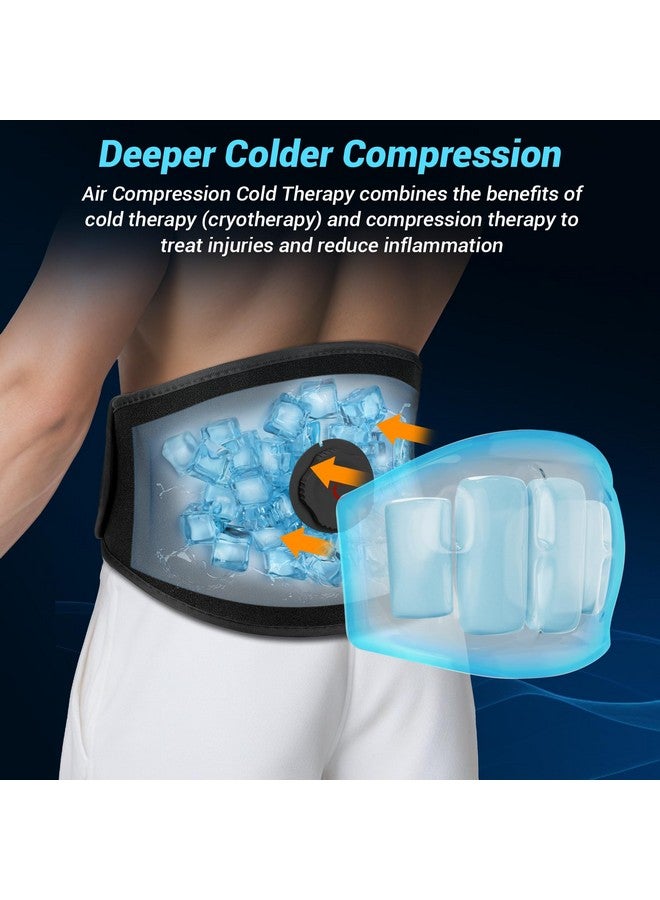 Comfytemp Comfytemp Auto Air Compression Cold Therapy with Large Back Brace & Ice Bag, FSA HSA Eligible, Reusable Cryotherapy Lumbar Cold Wrap for Lower Back Pain Relief, Sciatica, Injury, Herniated Disc, K91A1 - Image 1