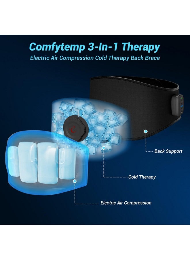 Comfytemp Comfytemp Auto Air Compression Cold Therapy with Large Back Brace & Ice Bag, FSA HSA Eligible, Reusable Cryotherapy Lumbar Cold Wrap for Lower Back Pain Relief, Sciatica, Injury, Herniated Disc, K91A1 - Image 4
