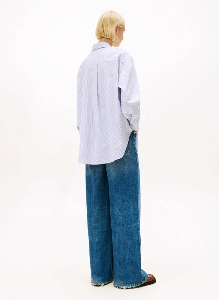 TOMMY HILFIGER Casual Poplin Long Sleeve Shirt