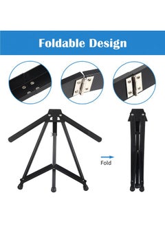 Falling In art Falling in Art Aluminum 15" to 21" Tabletop Easel Display, Black Tripod with Rubber Feet, Holds Canvas, Paintings, Books, Photos, Signs  - Image 4