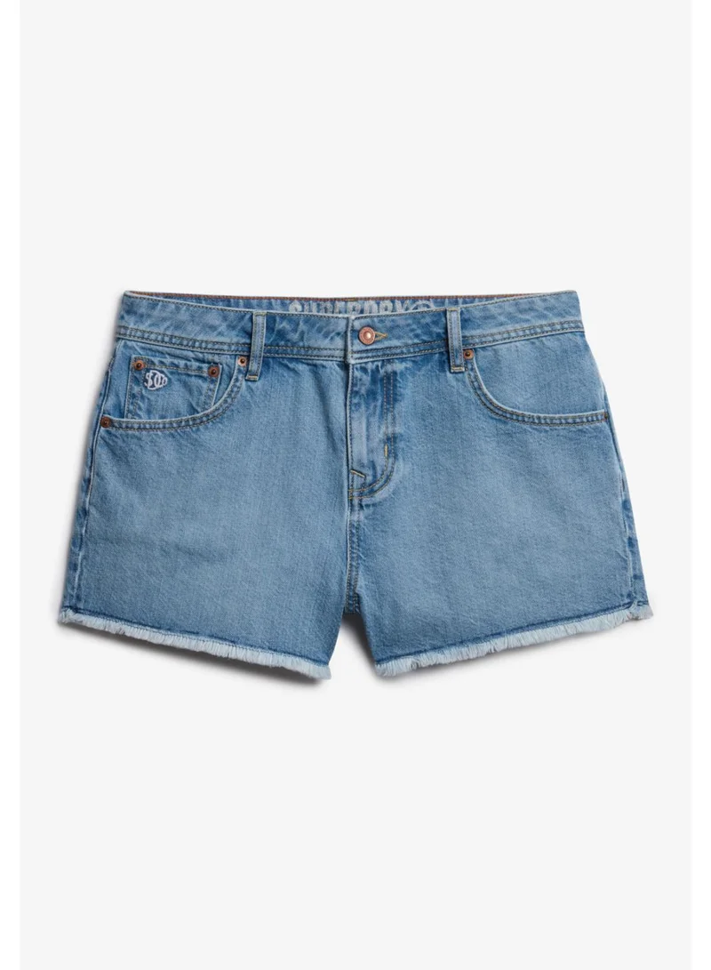 Superdry Mid Rise Denim Hot Short