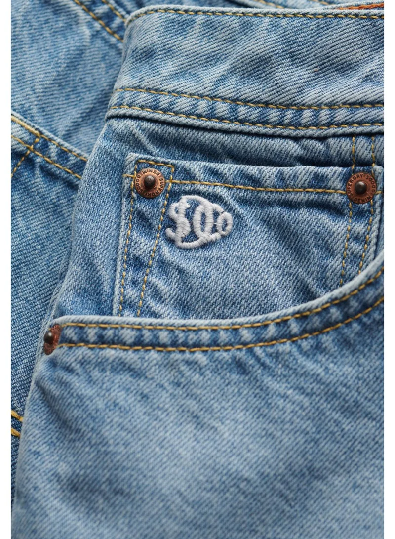 Superdry Mid Rise Denim Hot Short
