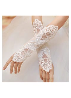 Wedding Satin Pair Lace Embroidered Fingerless Gloves - pzsku/Z826169255A991D79463EZ/45/_/1724145217/782dc50a-82bb-48bb-98f8-ed6789b61f76