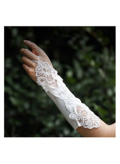 Wedding Satin Pair Lace Embroidered Fingerless Gloves - pzsku/Z826169255A991D79463EZ/45/_/1724145218/68f24eac-6a3b-4351-9a1b-d1f0589dd51d