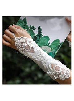 Wedding Satin Pair Lace Embroidered Fingerless Gloves - pzsku/Z826169255A991D79463EZ/45/_/1724145260/f1c7cd35-b119-4c27-b9c9-0e15150e55fb