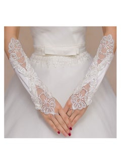 Wedding Satin Pair Lace Embroidered Fingerless Gloves - pzsku/Z826169255A991D79463EZ/45/_/1724145289/a246c2d2-5581-4727-913d-0bbf1bf311b7