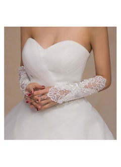 Wedding Satin Pair Lace Embroidered Fingerless Gloves - pzsku/Z826169255A991D79463EZ/45/_/1724145305/a7d74d1d-168c-4467-8928-d2b5666e4e6e