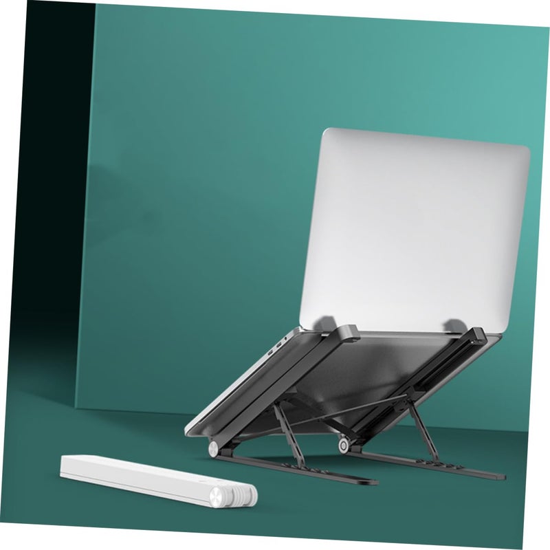Ergonomic Laptop Stand Holder Lightweight Aluminum Portable Foldable Desk Storage Bracket - Image 4
