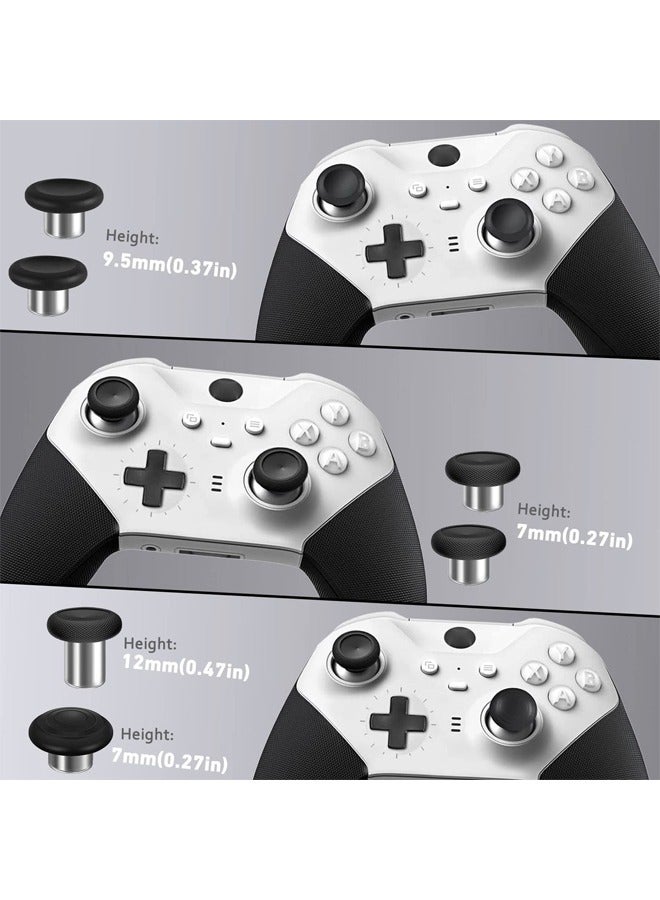 Muyixin 15pcs Complete Component Pack for Xbox Elite Wireless Controller Series 2, package Includes 1 Carrying Case 1 Dock, 4 Paddles, 2 DPads, 6 Thumbsticks,1Tool, for Xbox One Elite Series 2 Core Replacement Parts - Image 2