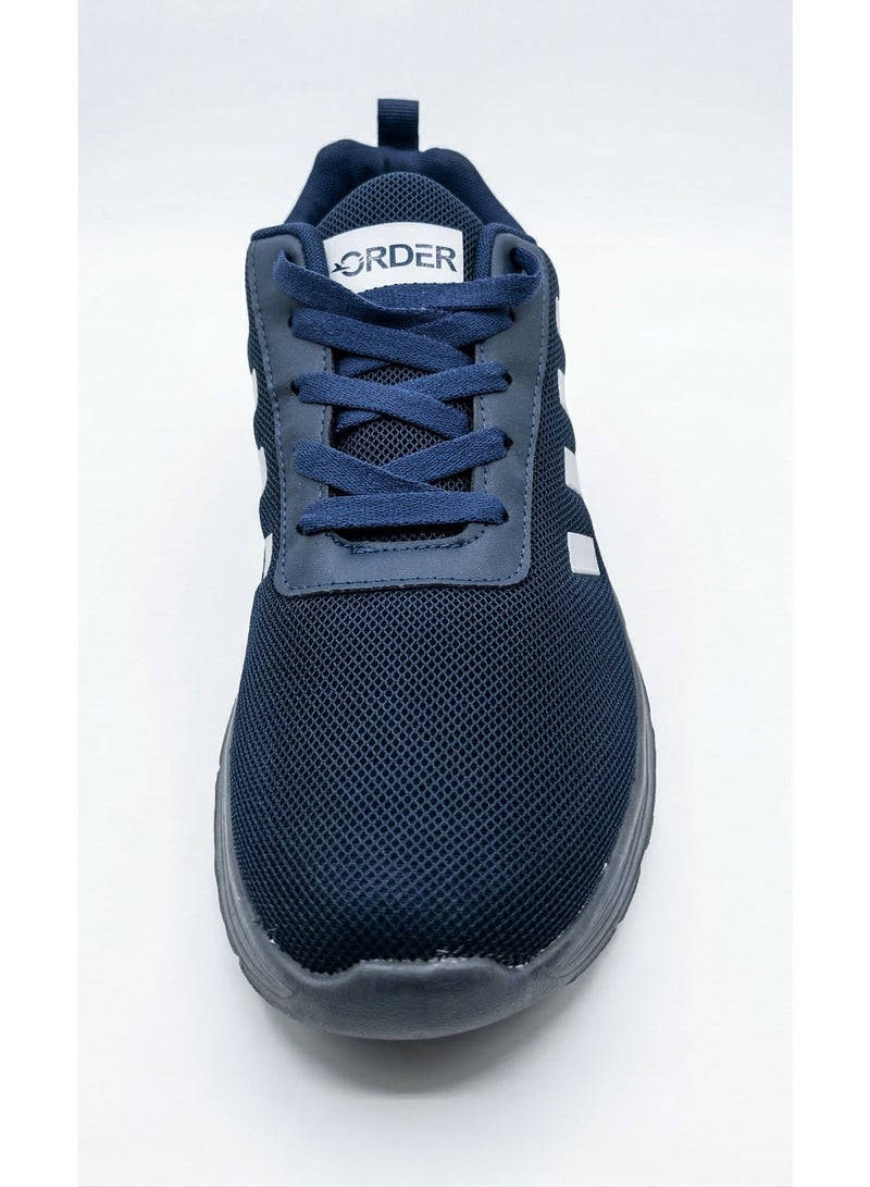 ORDER LiteMove Men's Lightweight Running Shoes -(SJ-203) Blue/White - Image 1