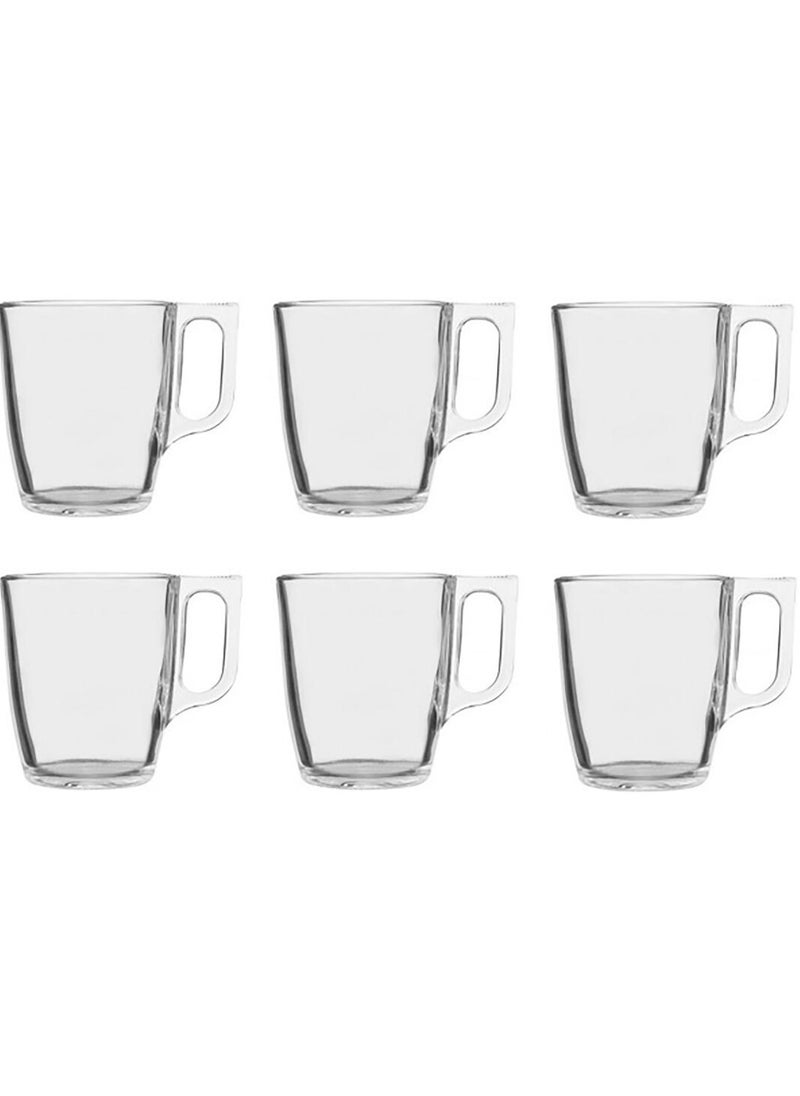 Luminarc - A set of 6 Luminarc glass tea cups for multiple uses - Image 1