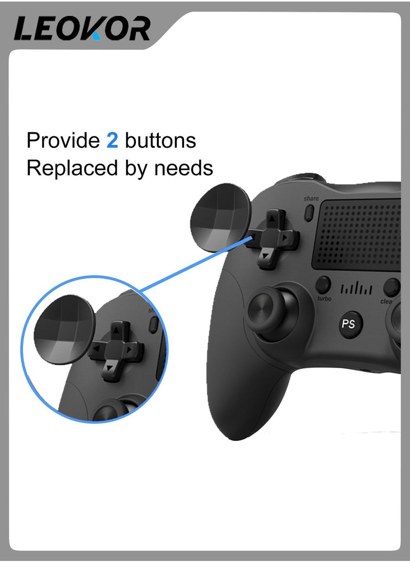 LEOKOR - PS4 Gamepad Handle Wireless Bluetooth,Wired Host Accessories,Compatible with PS3,PS4/Pro/Slim,PC,Windows,Android Phone - Image 1