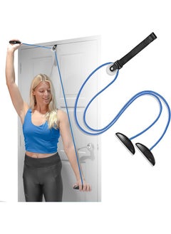 Shoulder Pulley for Physical Therapy, Over Door Pulley for Shoulder Recovery, Exercise Pulley for Shoulder Rehab, Rotator Cuff Exerciser for Frozen Shoulders and Range of Motion