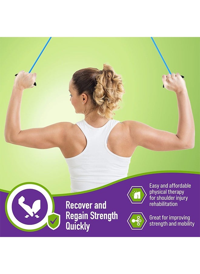 HY - Shoulder Pulley for Physical Therapy, Over Door Pulley for Shoulder Recovery, Exercise Pulley for Shoulder Rehab, Rotator Cuff Exerciser for Frozen Shoulders and Range of Motion - Image 1