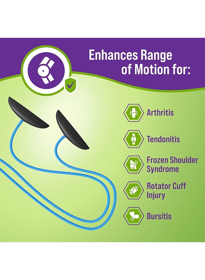 HY - Shoulder Pulley for Physical Therapy, Over Door Pulley for Shoulder Recovery, Exercise Pulley for Shoulder Rehab, Rotator Cuff Exerciser for Frozen Shoulders and Range of Motion - Image 1