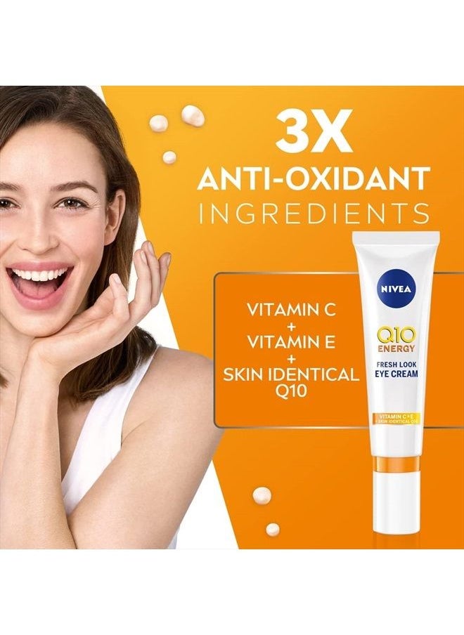 Nivea - Q10 plusC Anti-Wrinkle + Energy Eye Cream 1er Pack (1 x 15 ml) - Image 1