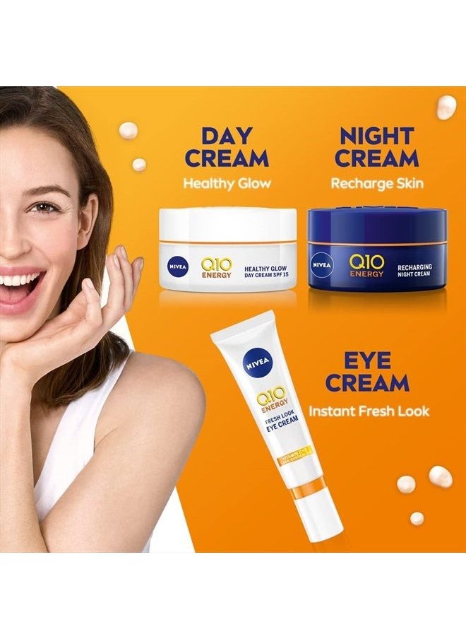 Nivea - Q10 plusC Anti-Wrinkle + Energy Eye Cream 1er Pack (1 x 15 ml) - Image 1