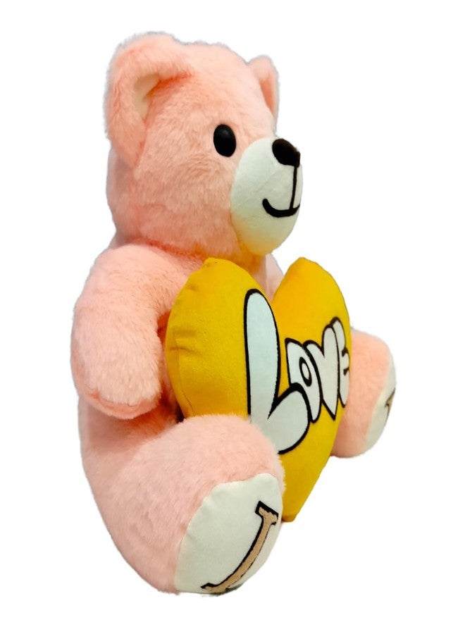TechMax Solution Peach Skin I Love You Teddybear Soft Toy, Valentine Gift - Image 2