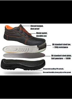ABBASALI Steel Toe Light Weight Safety Shoes for Men - Slip Resistant, Comfortable & Antistatic Shoes  - Image 3