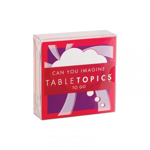 TableTopics Can You Imagine Questions Cards - 40 Fun Conversation Starter Cards , Fun Question Game - Conversation Cards for Family & Friends, Great for Game Night, Parties & Gatherings - Image 2
