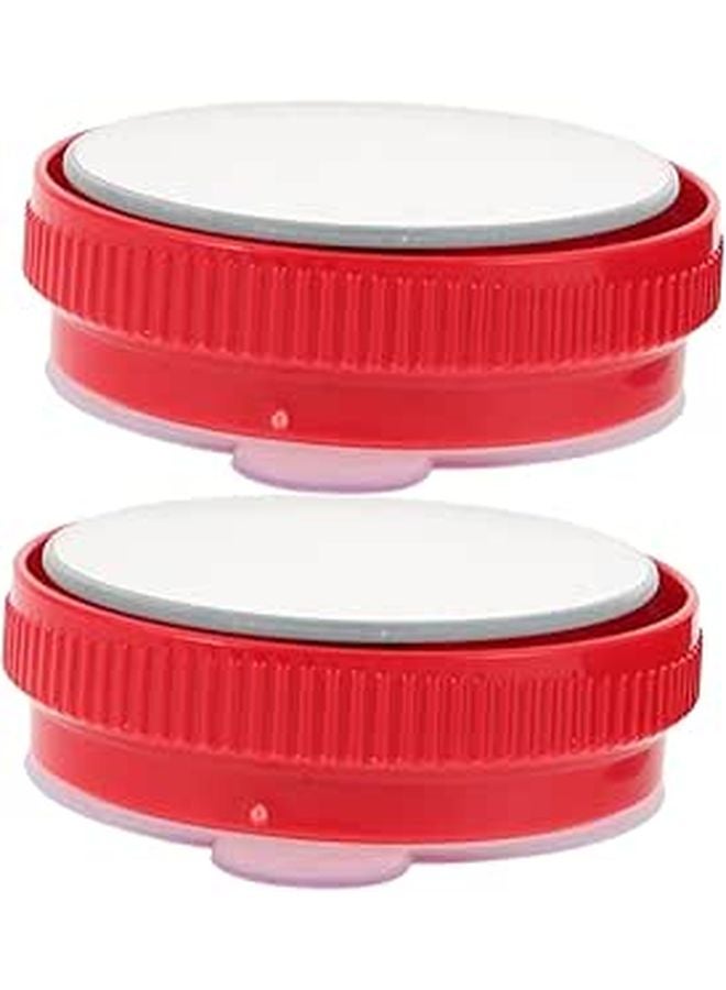 Red Blind Spot Mirror For Car Side View With ABS Sucker Automotive Glass Lens - Image 1