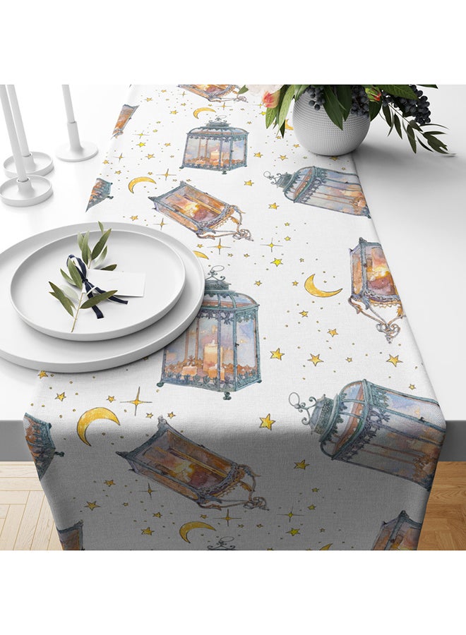 مفرش رمضان المخملي سيكون إضافة رائعة لمنازلك ذات الطابع الخاص بالعطلات 45x200 cm