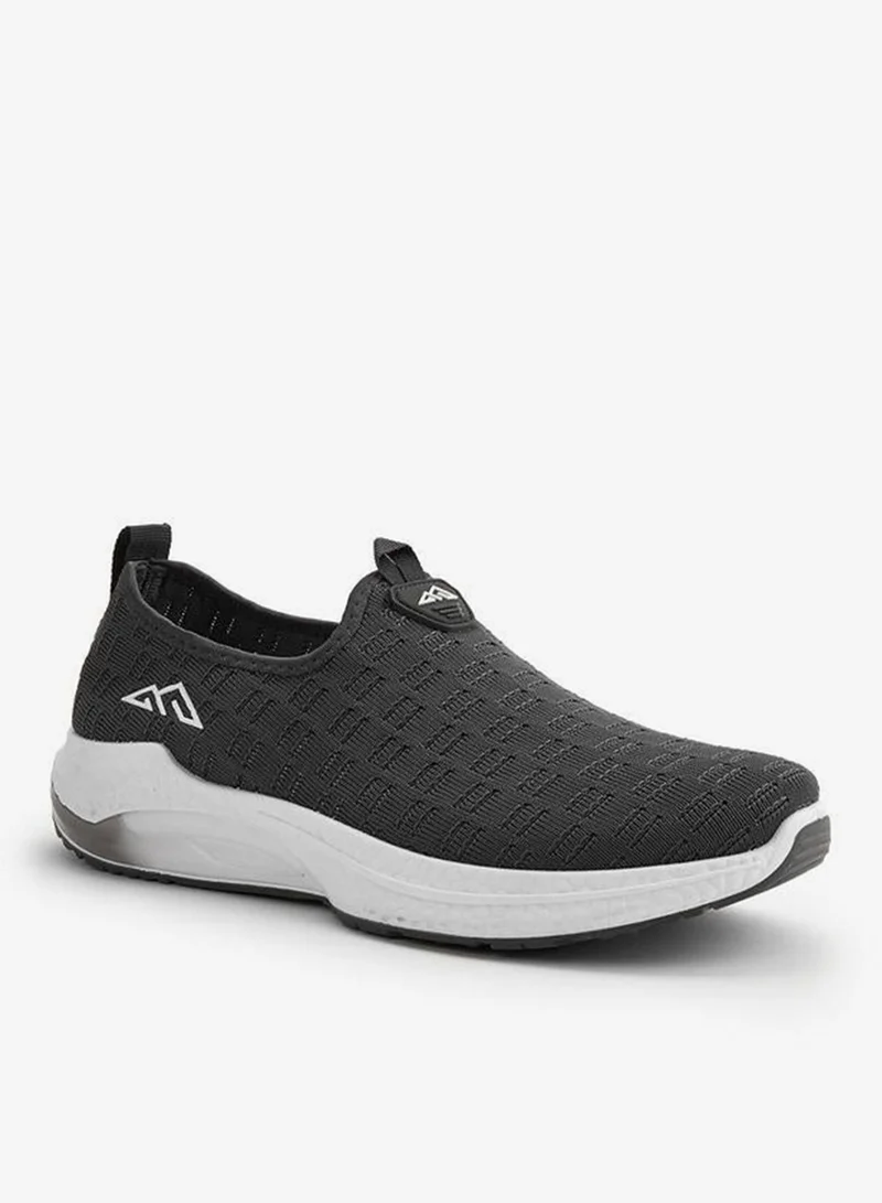 شو اكسبرس Textured Slip-On Sports Shoes With Pull Tab