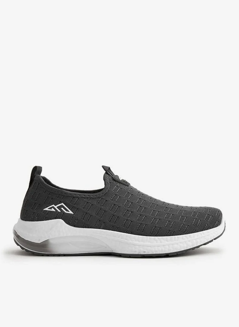 شو اكسبرس Textured Slip-On Sports Shoes With Pull Tab