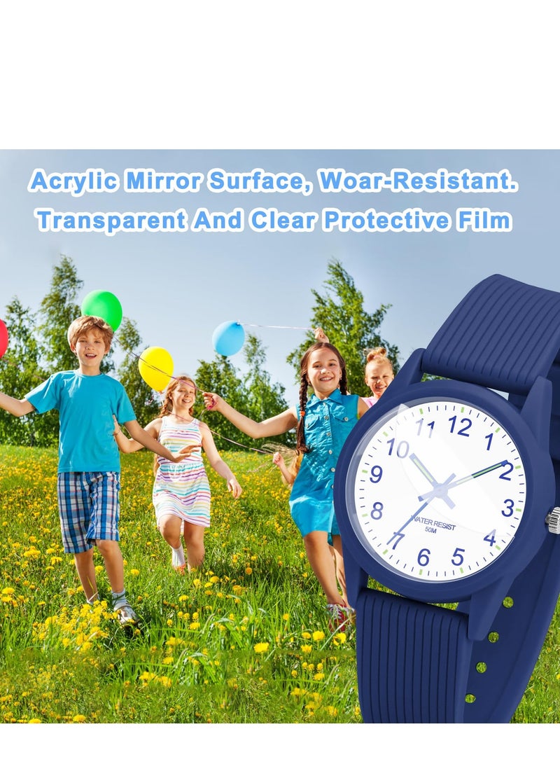 Sanda Kids Analog Watches for Girls Boys Watches with Soft Band Learning Time 50M Waterproof Children Watch Easy to Read for Ages 4-12 Kids Gift - Image 3
